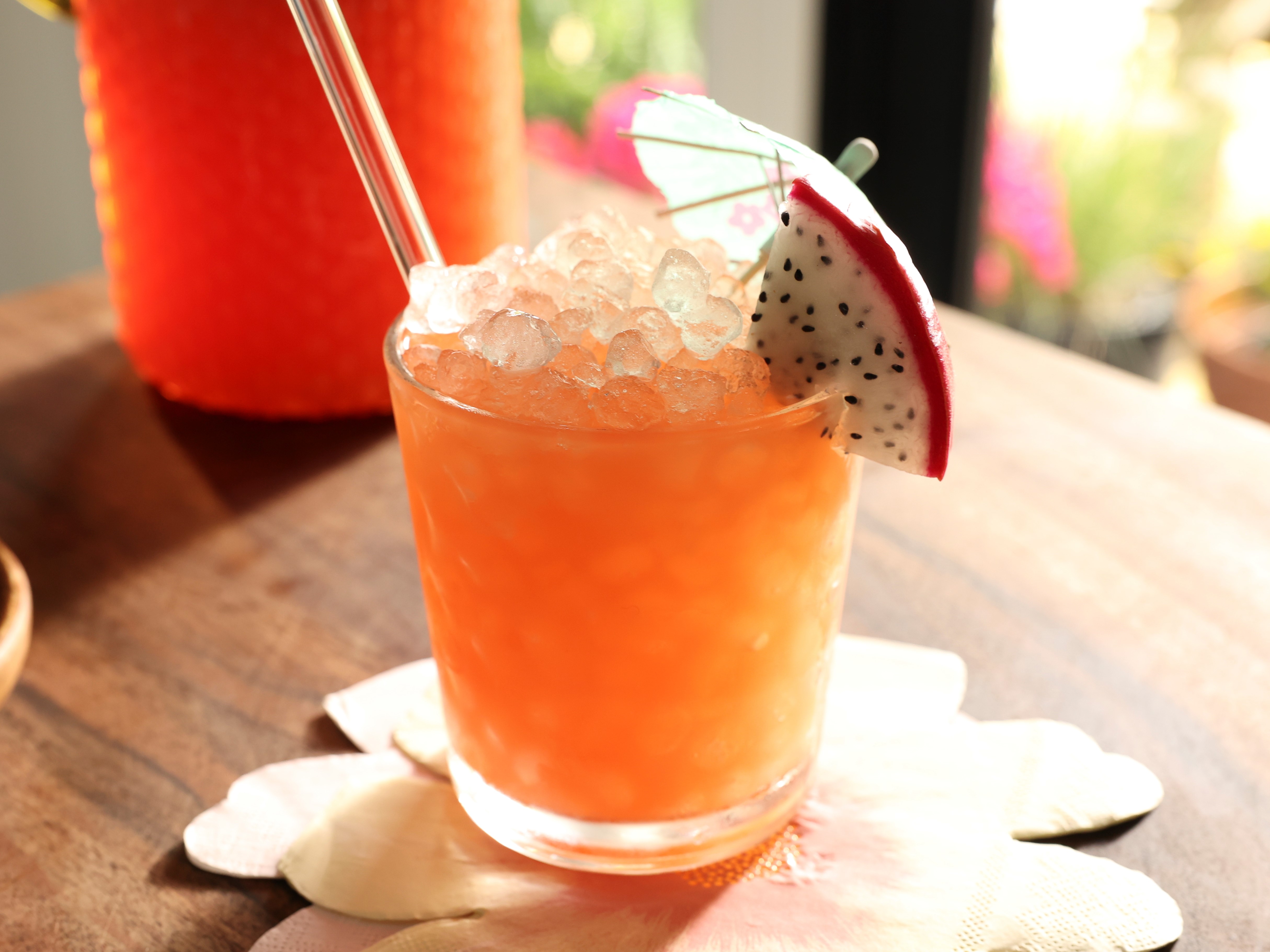 Nigerian Palm Wine Punch with Coconut and Ginger