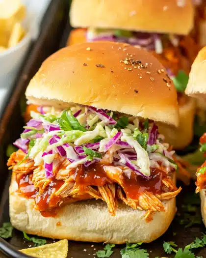 Grilled Chicken Sliders with Tangy Dodger Stadium Slaw