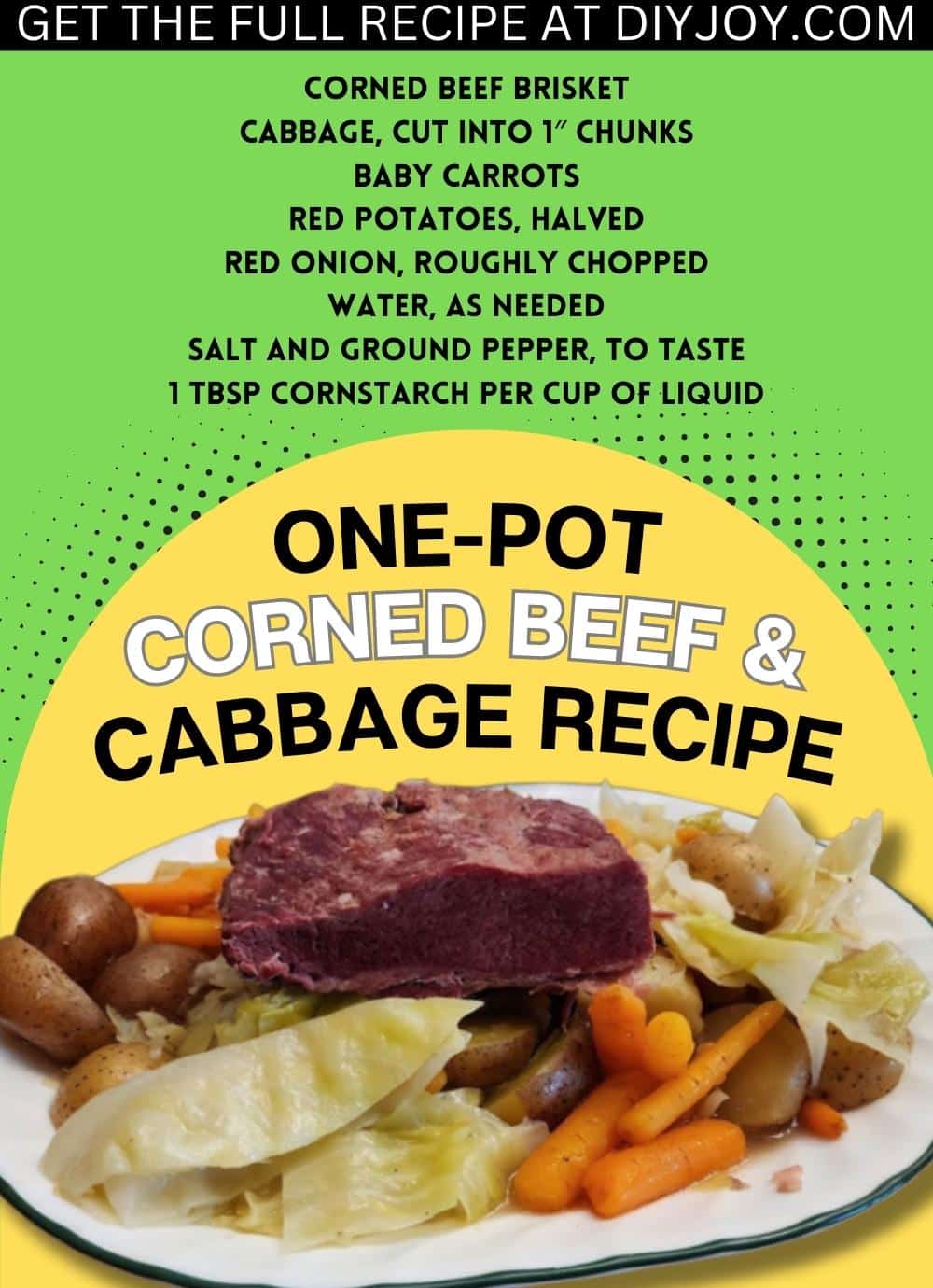 One-Pot Braised Corned Beef with Buttered Cabbage and Carrots