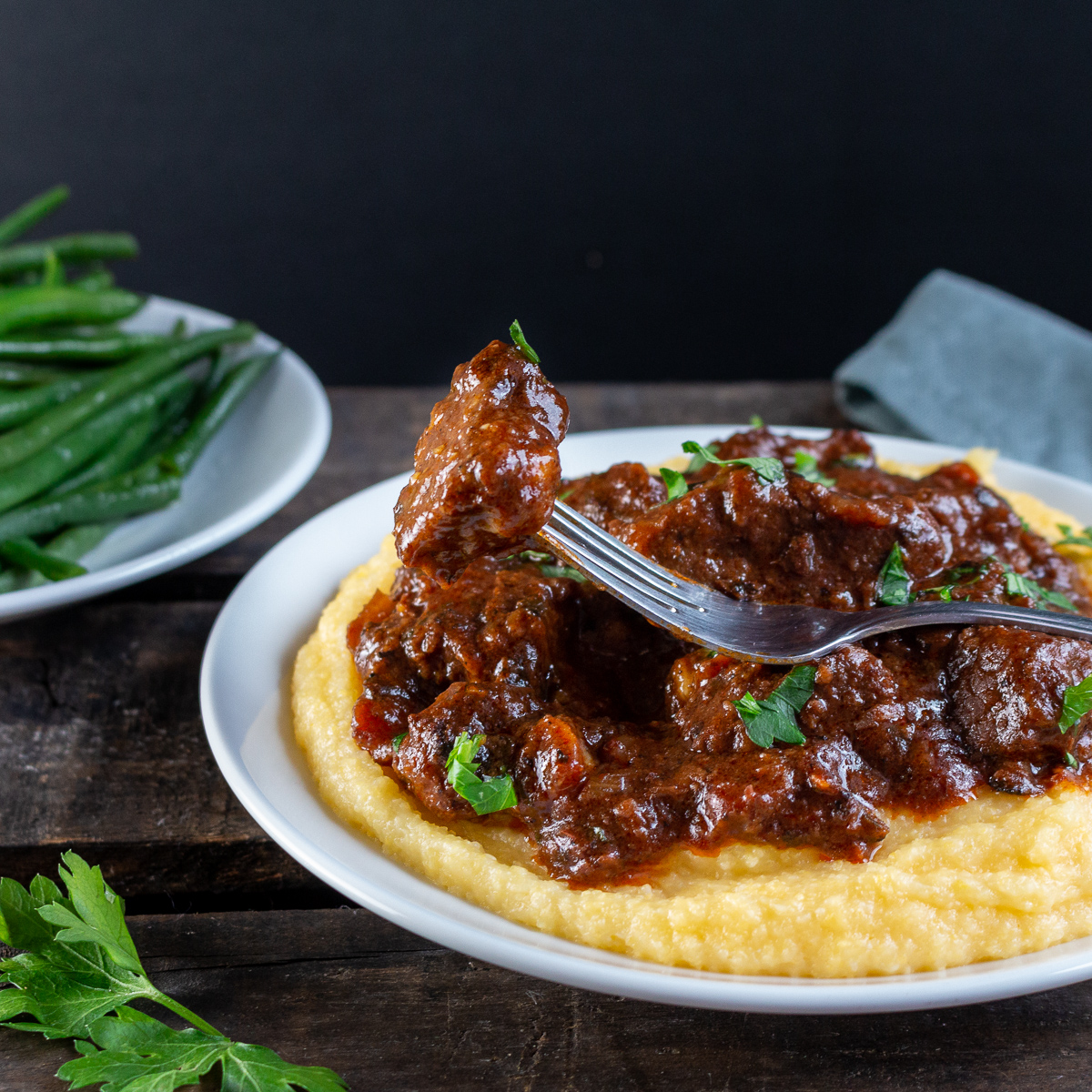 Slow-Braised Latin American Beef with Spiced Tomato Sauce