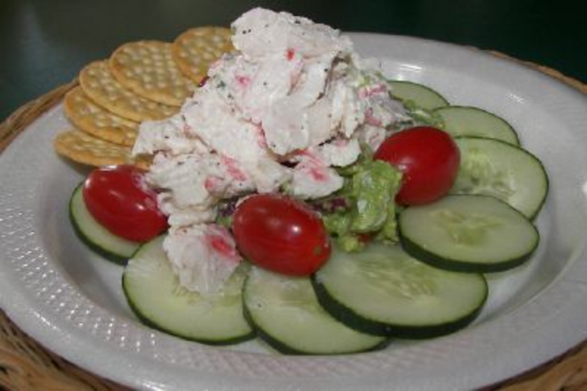Maryland-Style Crab and Avocado Salad with Citrus Vinaigrette