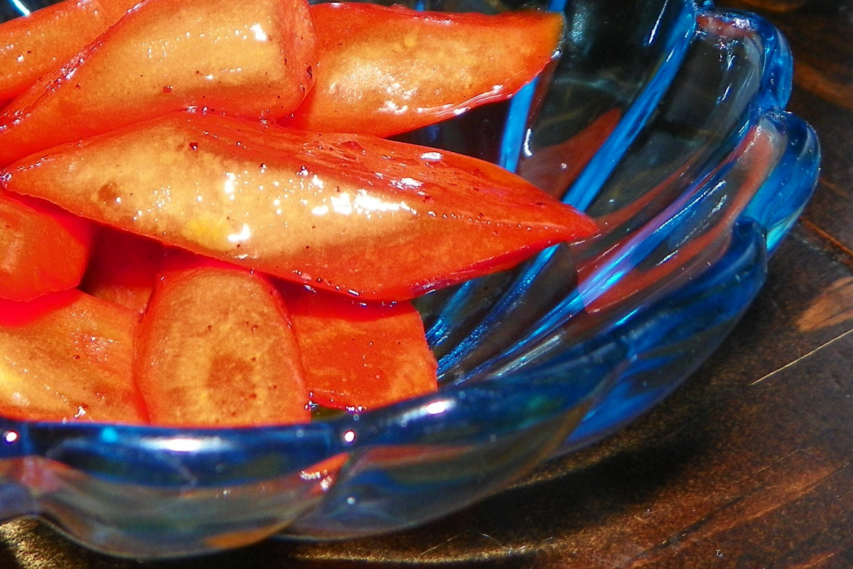 Honey-Sesame Glazed Carrots with Toasted Pomegranate Seeds