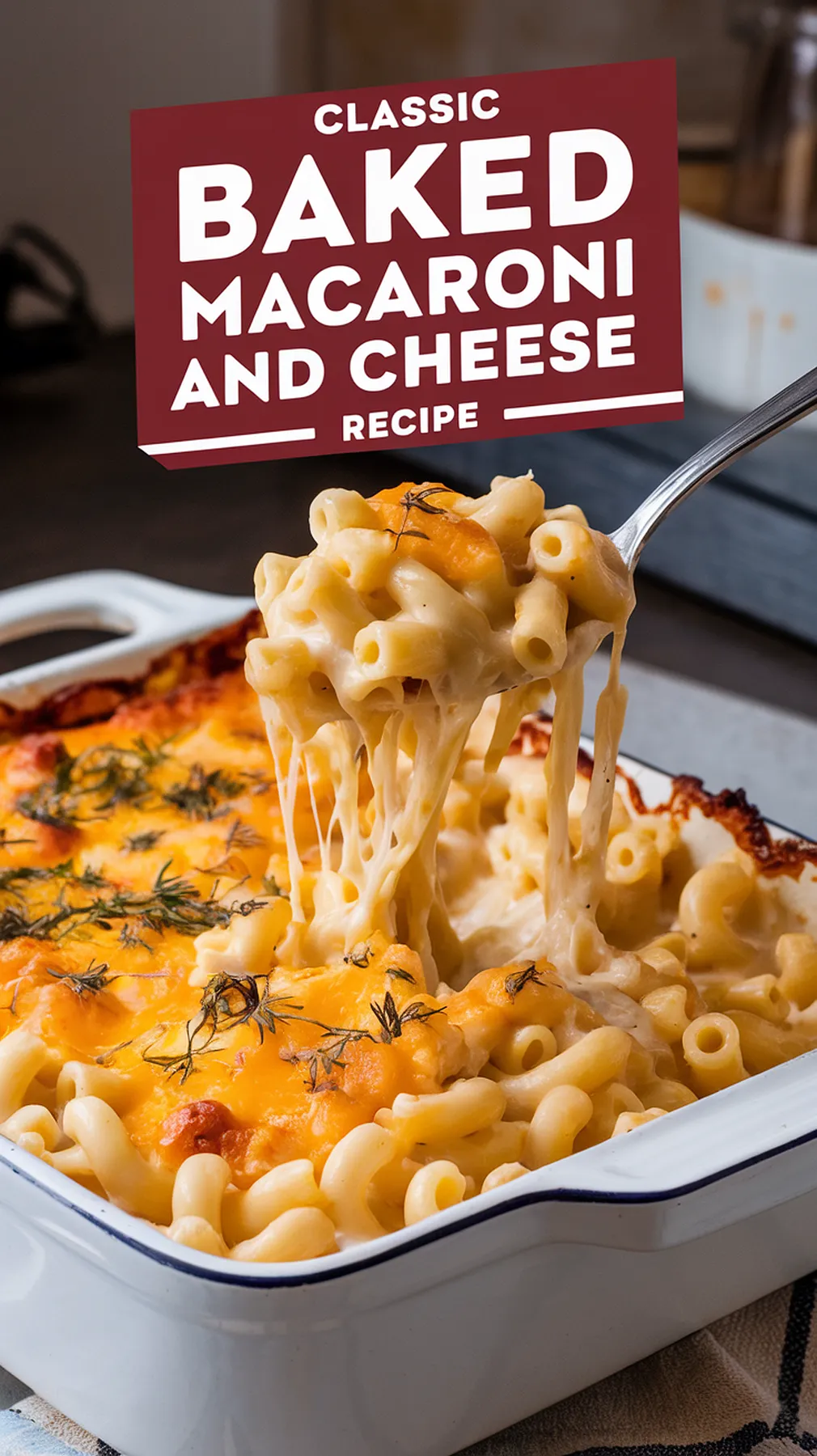 Television Era Baked Macaroni and Cheese