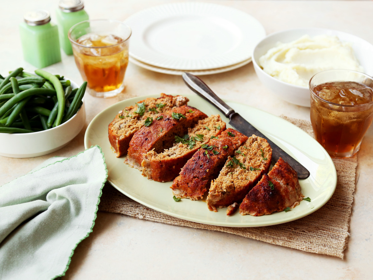 Carrot-Infused Chicken Meatloaf