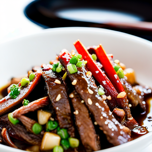 Stir-Fried Beef with Garlic Ginger Sauce