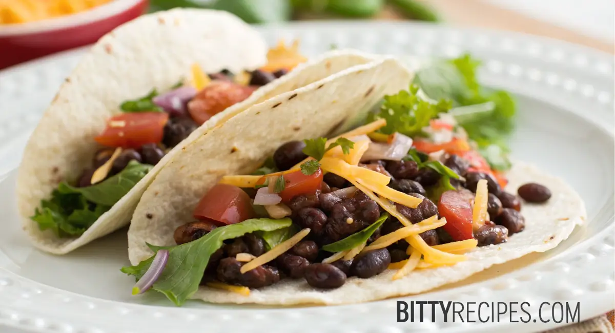 Smoky Chipotle Black Bean Tacos