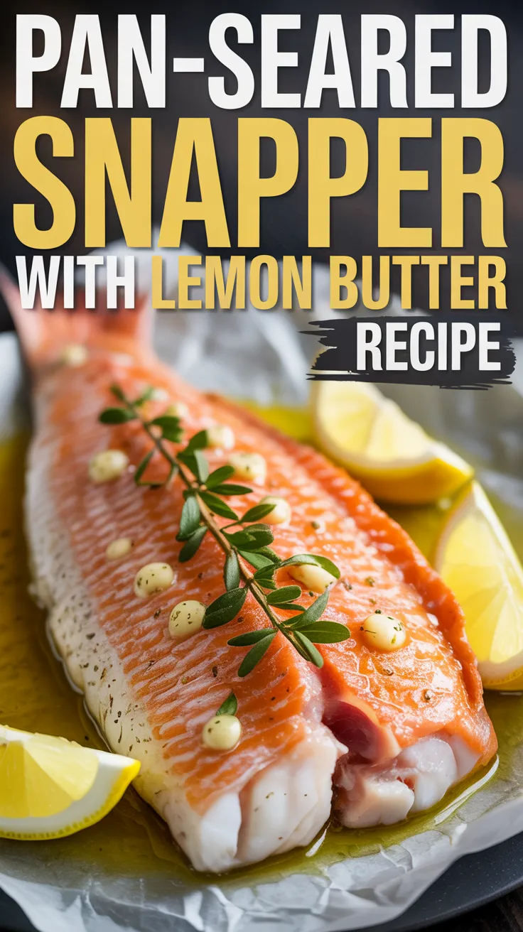 Pan-Seared Snapper with Citrus and Herb Butter