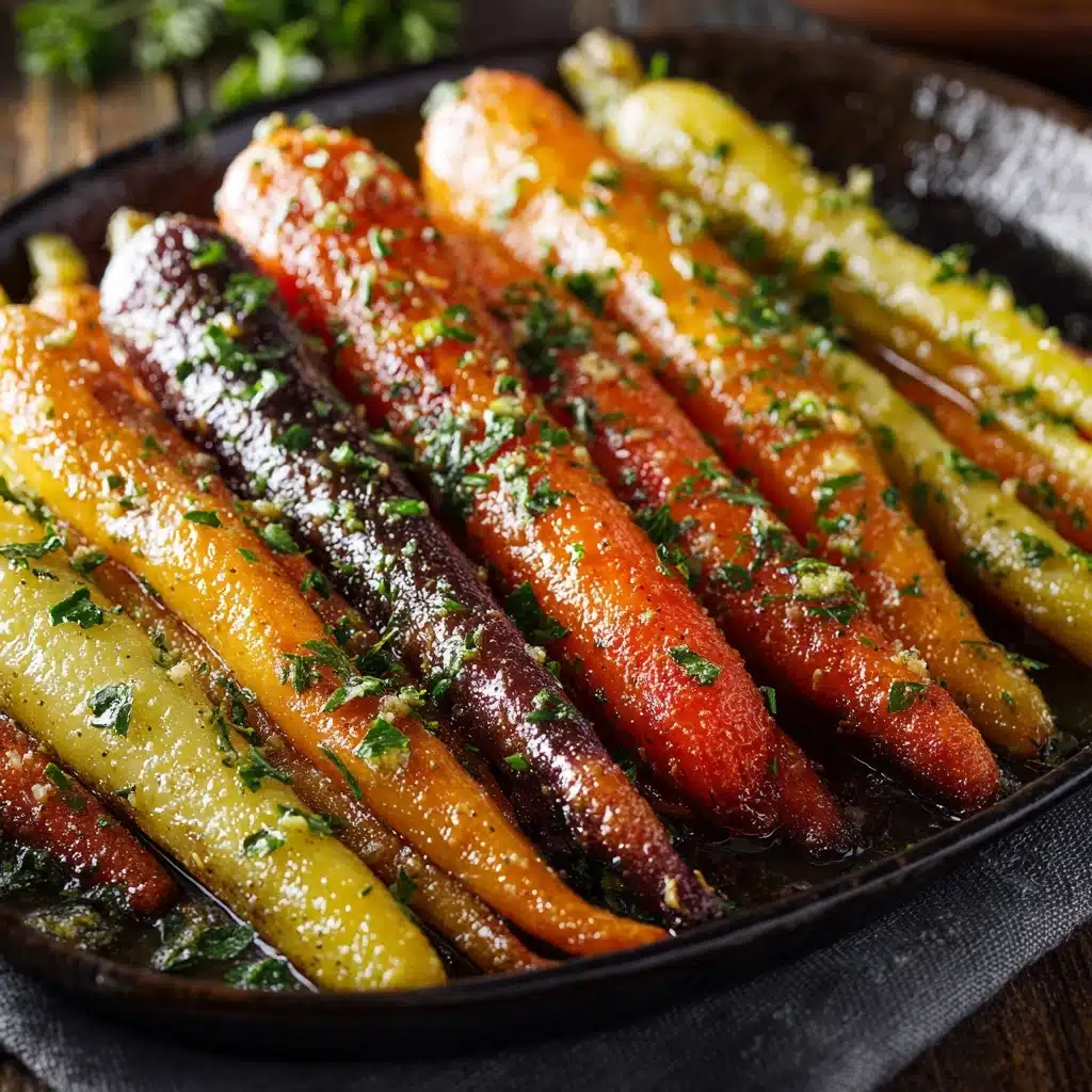 Maple-Glazed Roasted Carrots with Thyme and Garlic