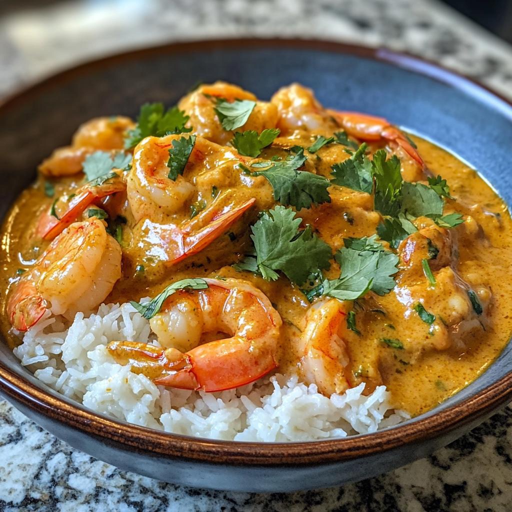 Half-Spoon Coconut Curry Shrimp with Jasmine Rice
