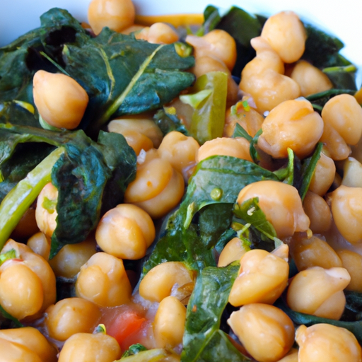 One-Pot Mediterranean Chickpea Stew with Spinach