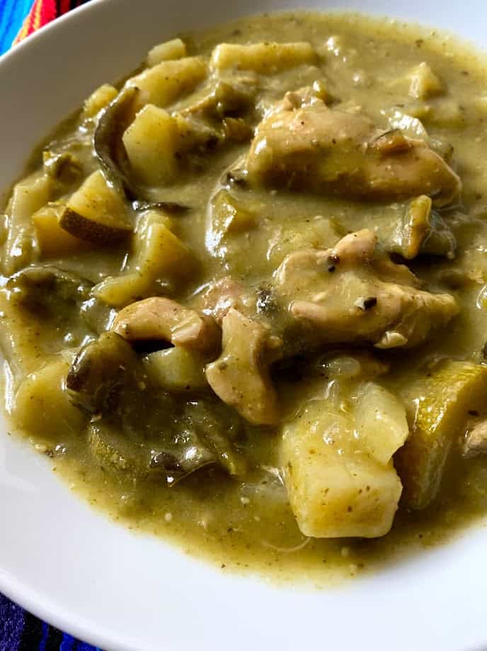 Chayote and Chicken Stew with Sofrito