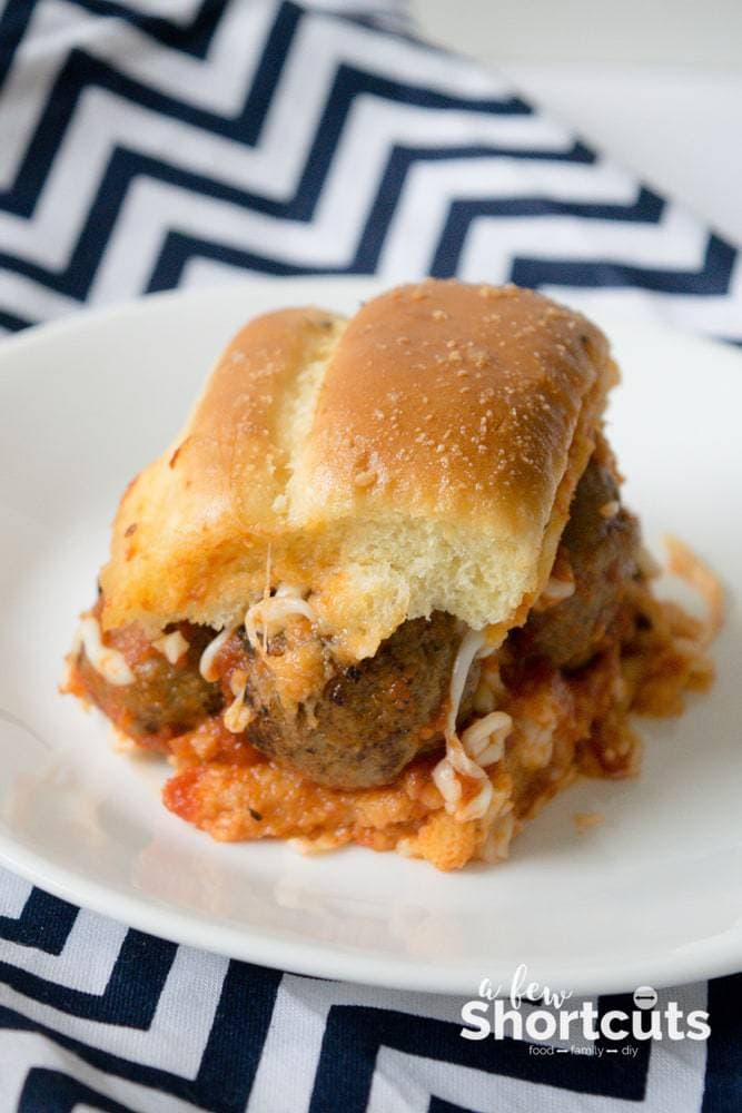Laser Tag Inspired Mini Golf Meatball Sliders