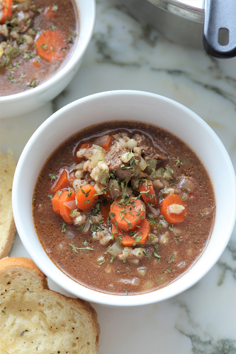Rustic Slow-Simmered Beef and Barley Soup