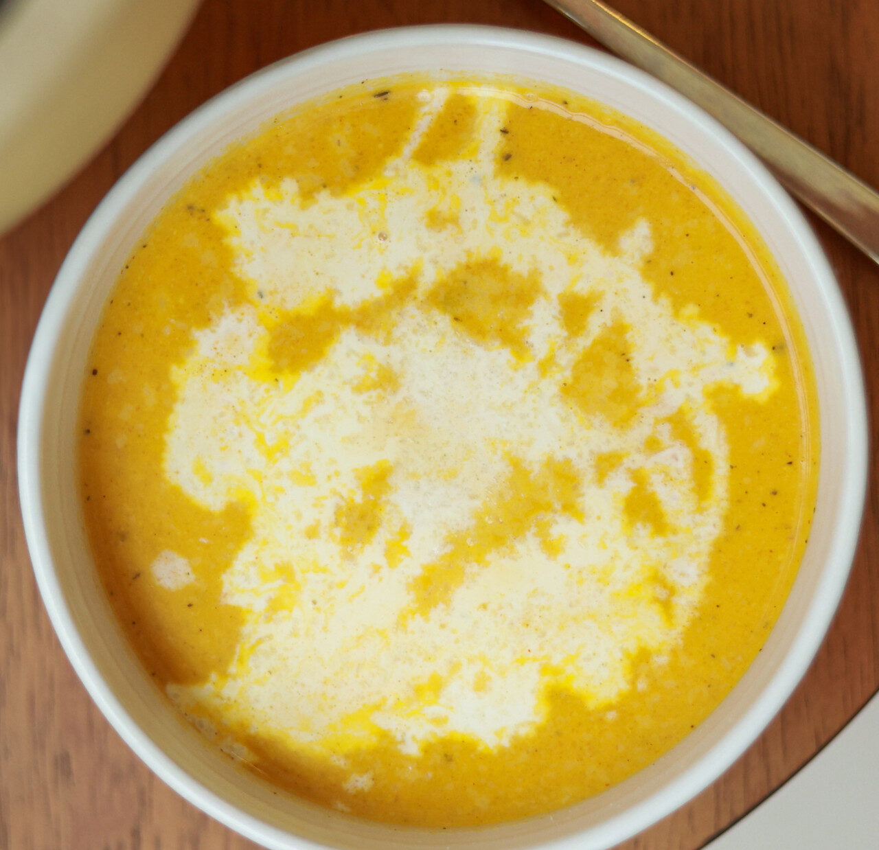 Creamed Roasted Butternut Squash and Sage Soup