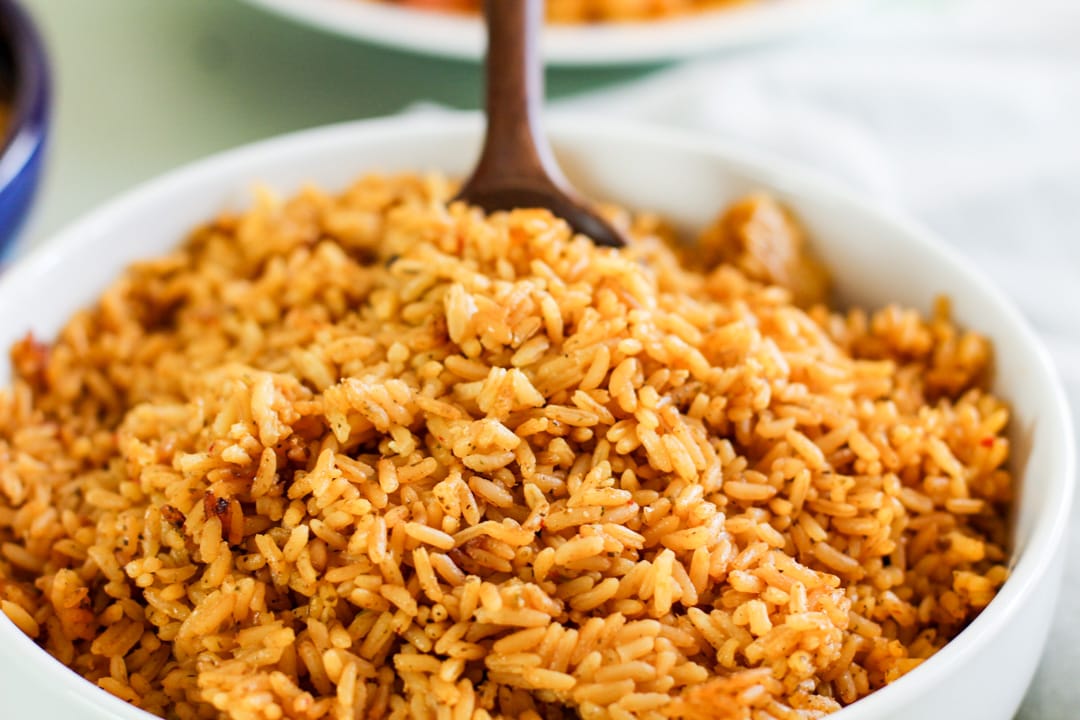 Puerto Rican Amarillo Rice with Sofrito Vegetables