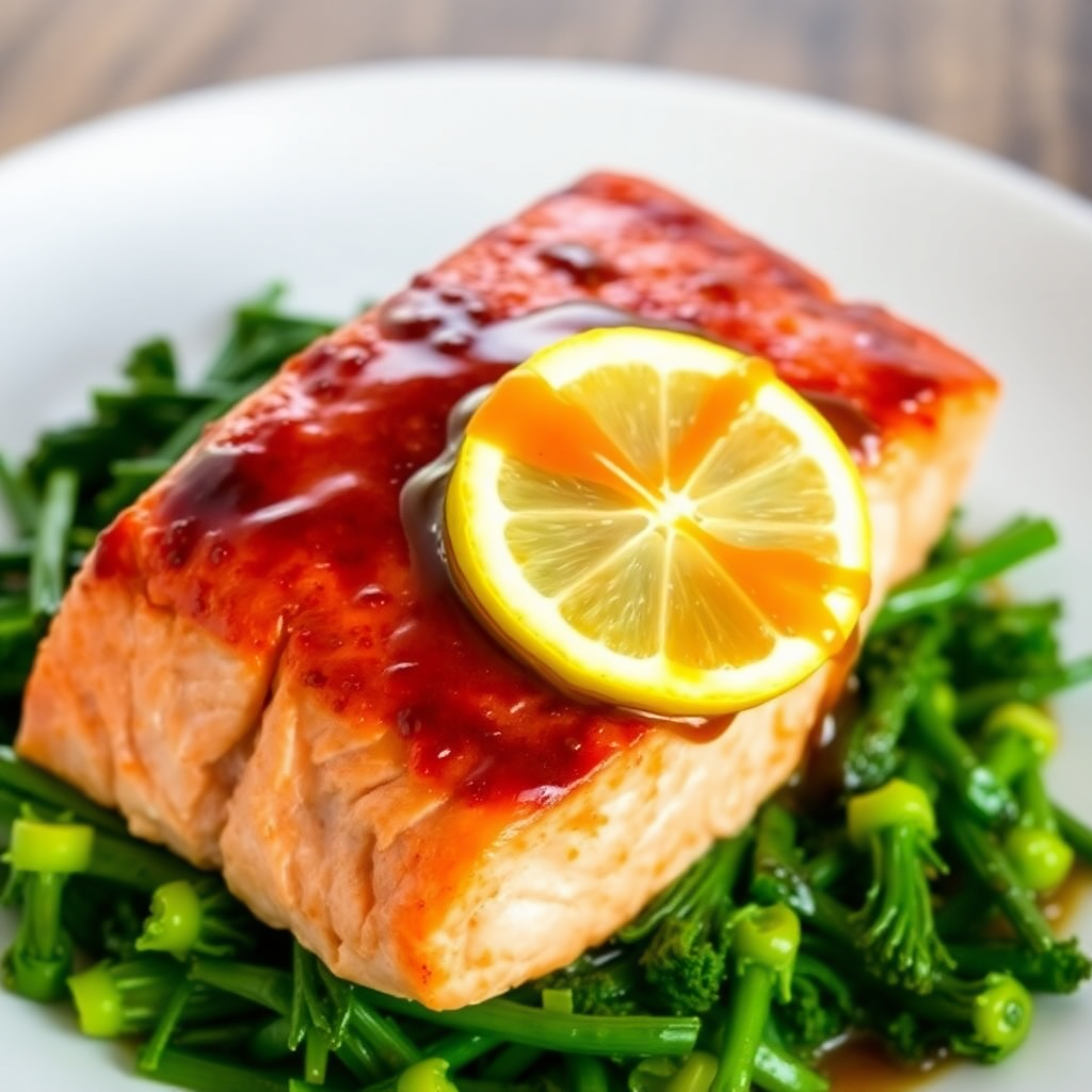 Aperol-Glazed Salmon with Lemon-Dill