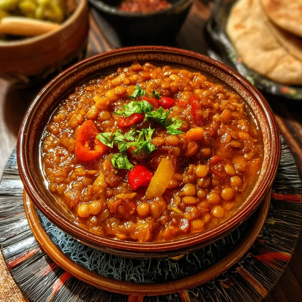 Ethiopian-Inspired Lentil and Collard Green Stew