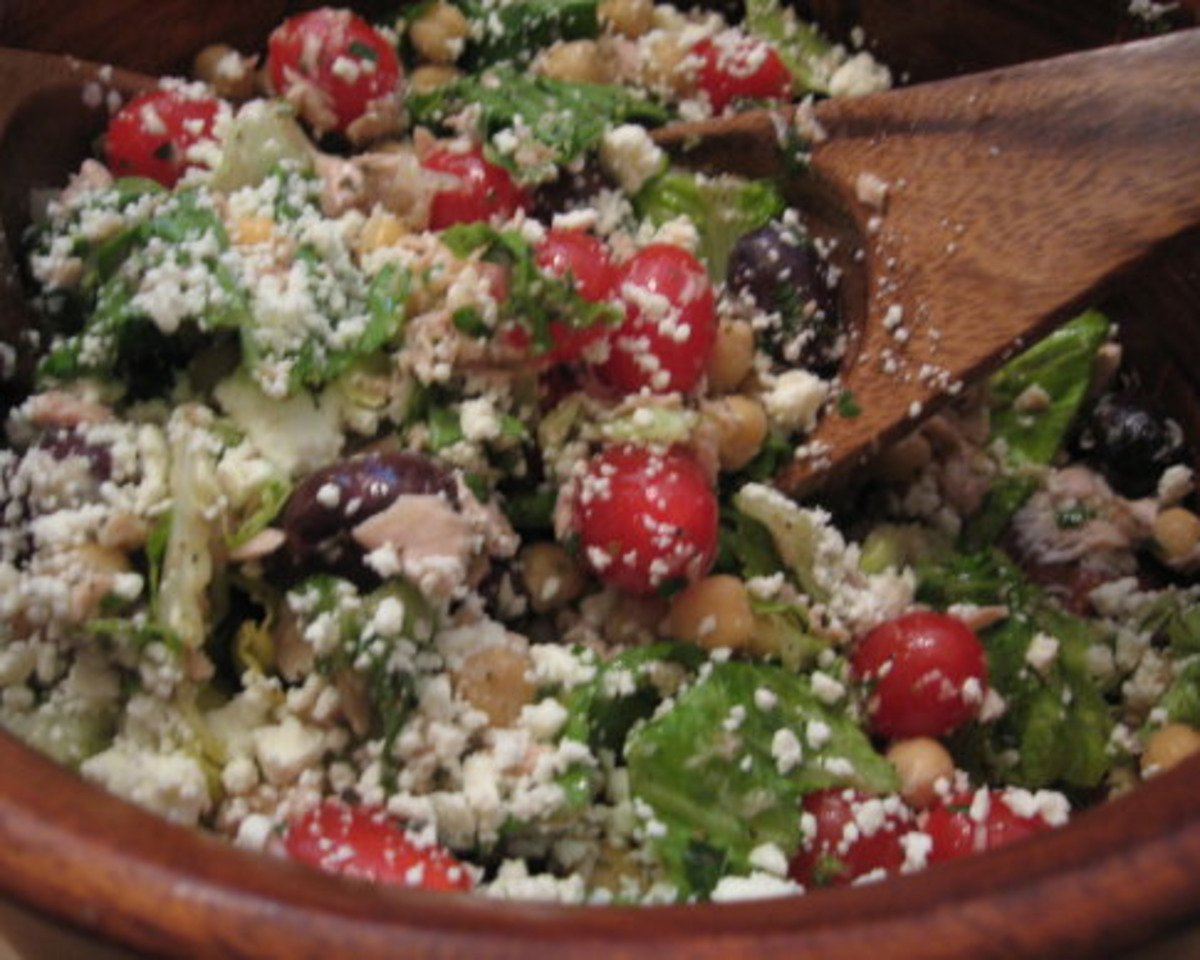 Authentic Greek Lemon-Oregano Chicken Salad