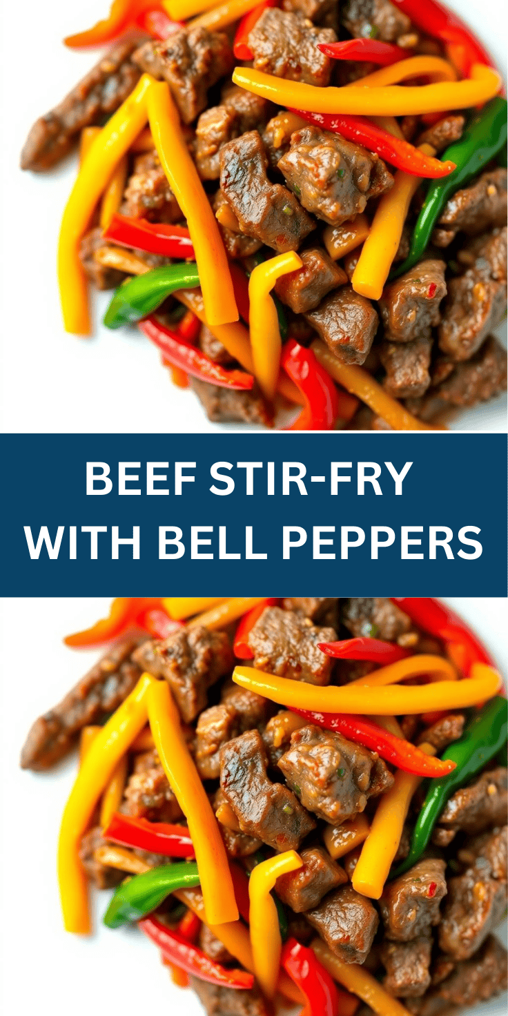 Spicy Beef Stir-Fry with Garlic and Bell Peppers