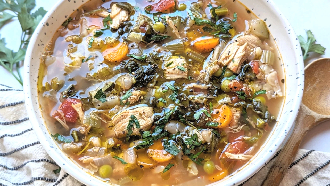 Low-Sodium Chicken Soup with Herbs