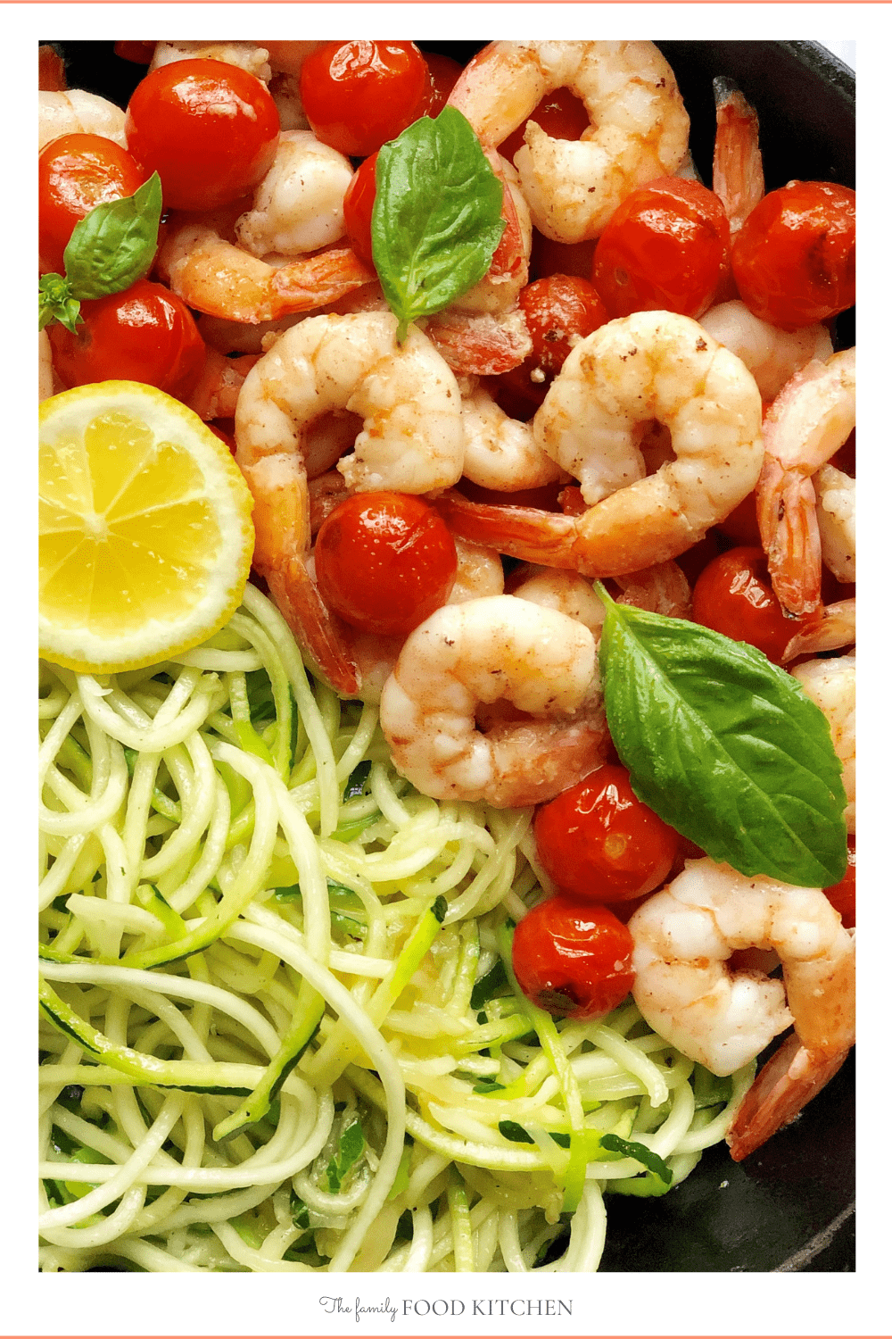 Garlic-Sautéed Shrimp with Zucchini Noodles