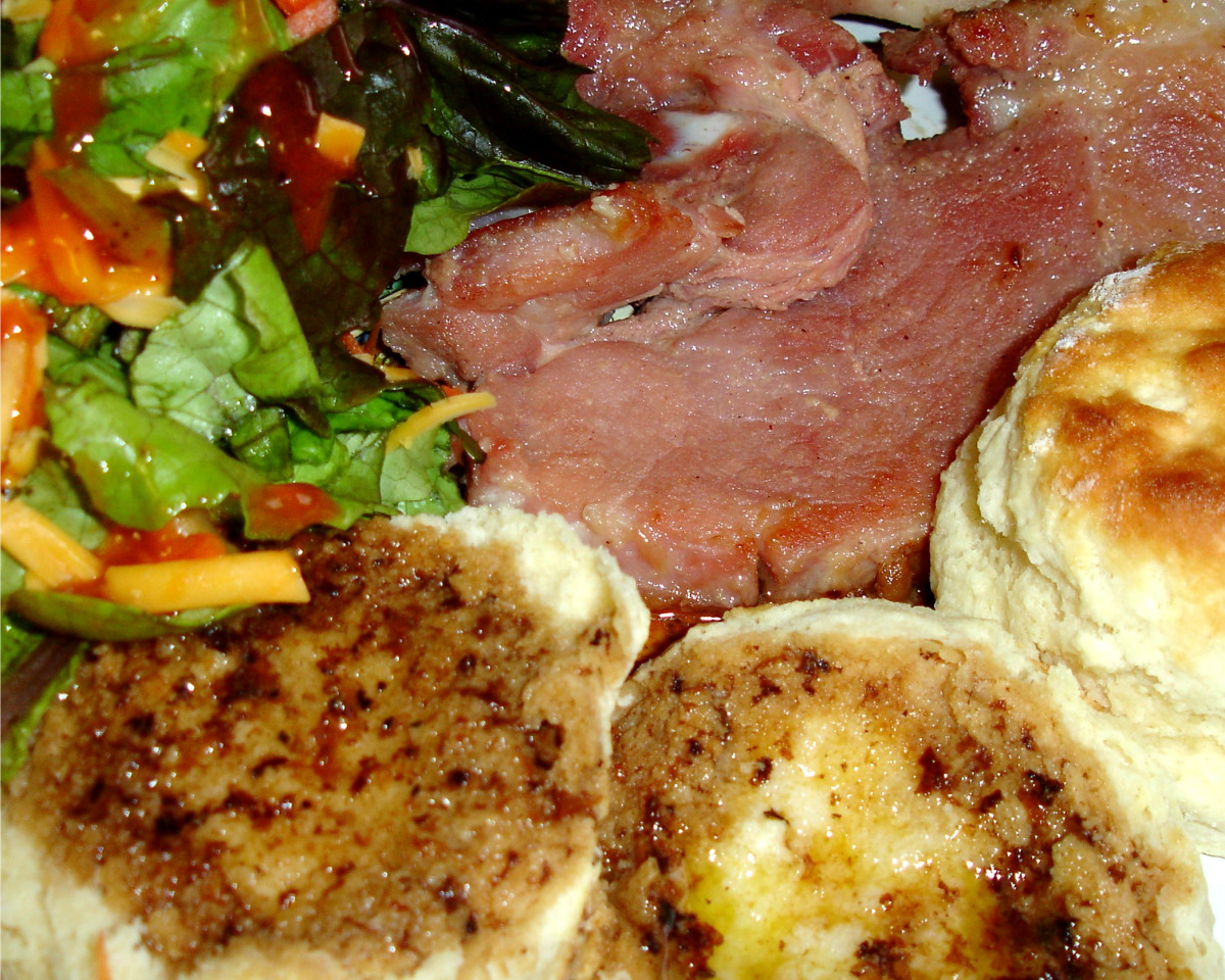 Savory Ham and Red-Eye Gravy Breakfast Skillet