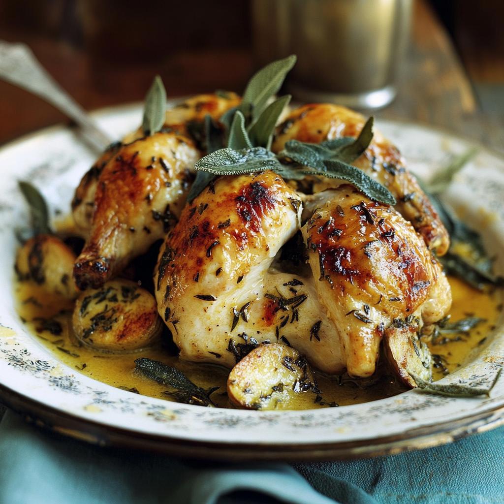 Pan-Roasted Chicken Breast with Sage and Brown Butter