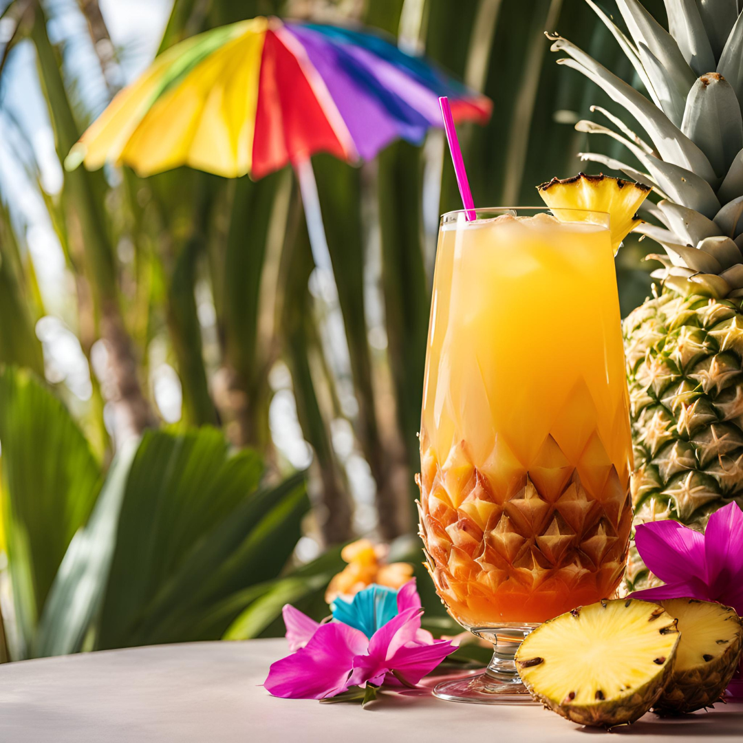Caramelized Pineapple Rum Punch