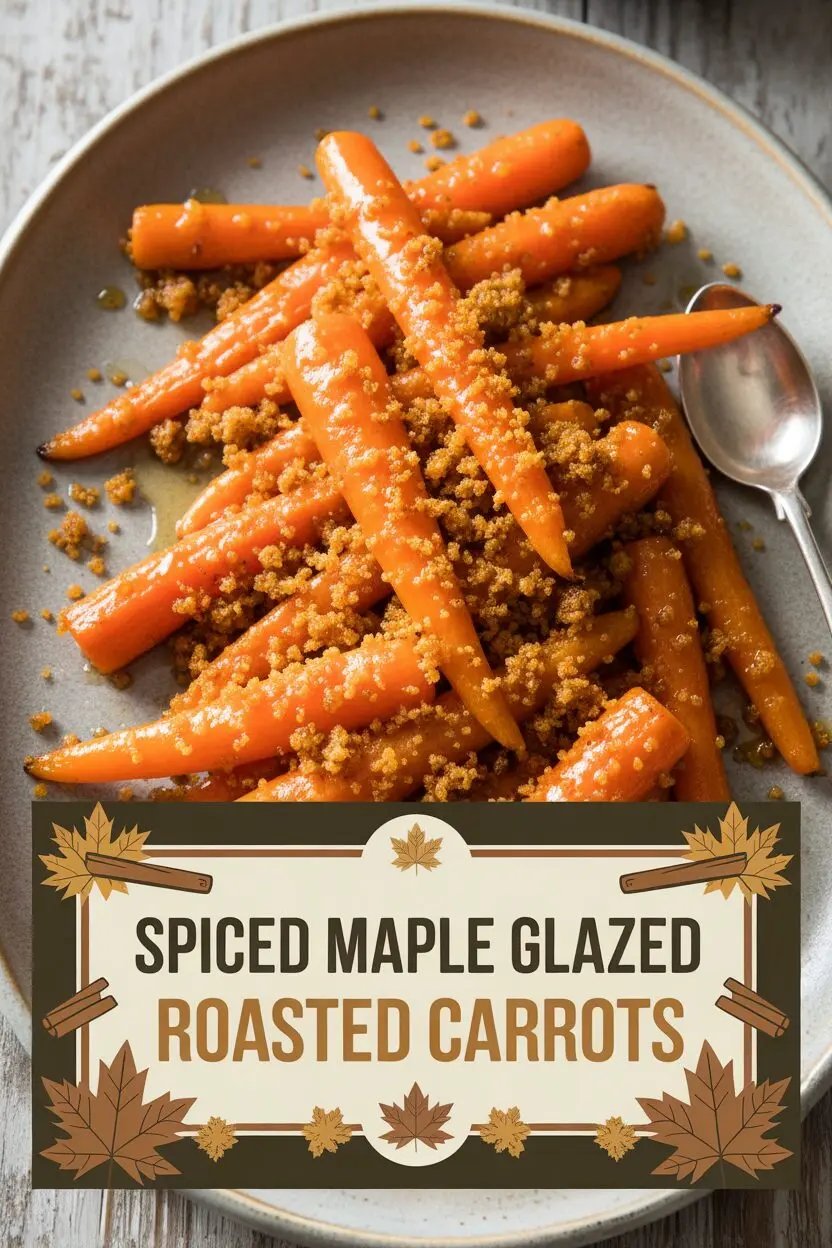 Maple-Glazed Roasted Carrots with Toasted Pecans and Fresh Thyme