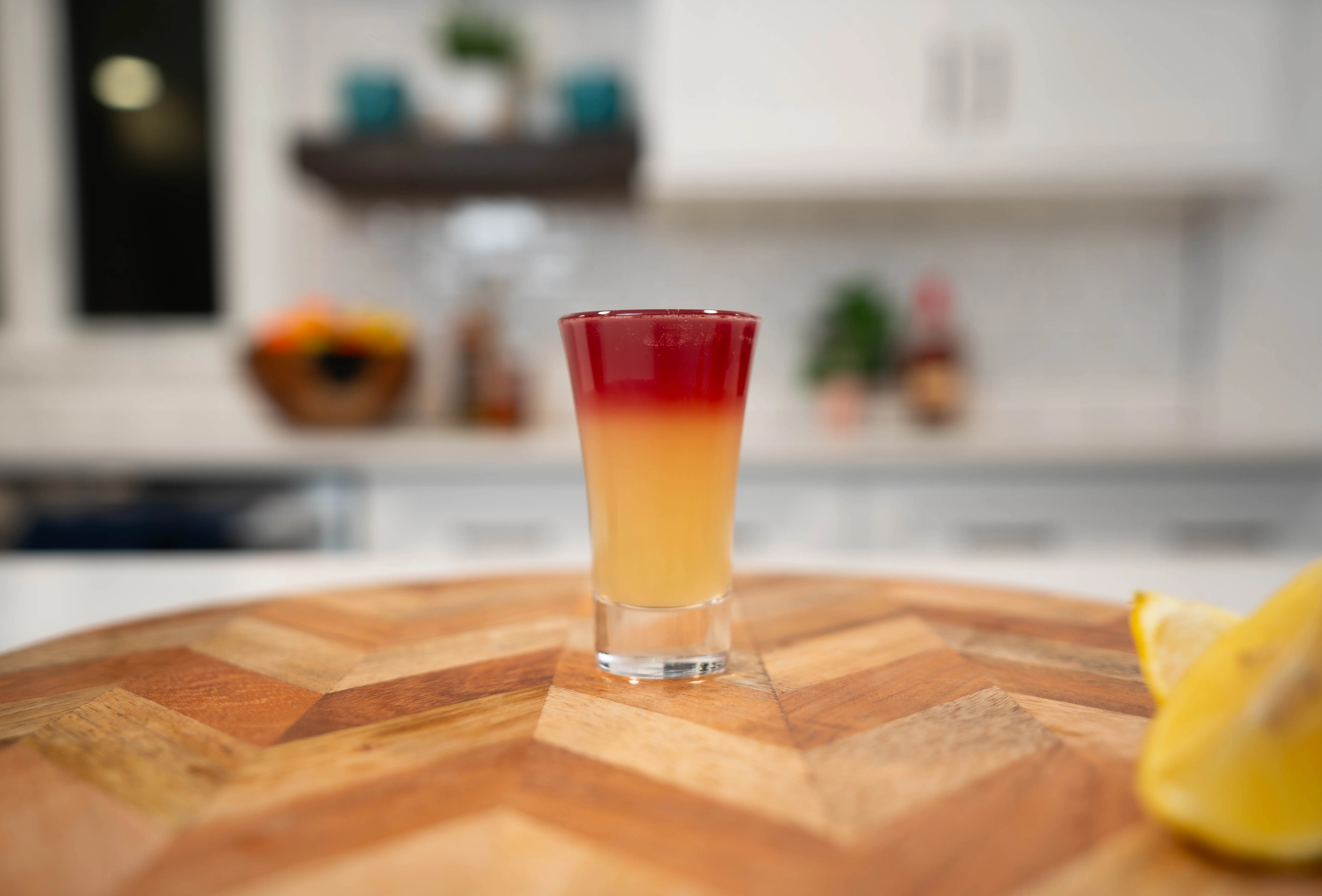 Smoked Peach New York Sour