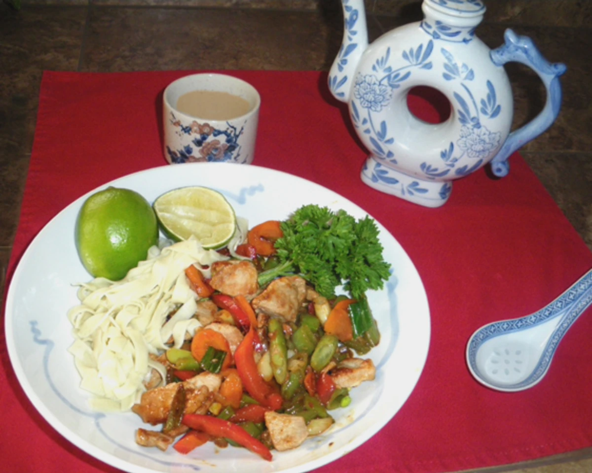 Spicy Pork Stir-Fry with Garlic and Chili Peppers