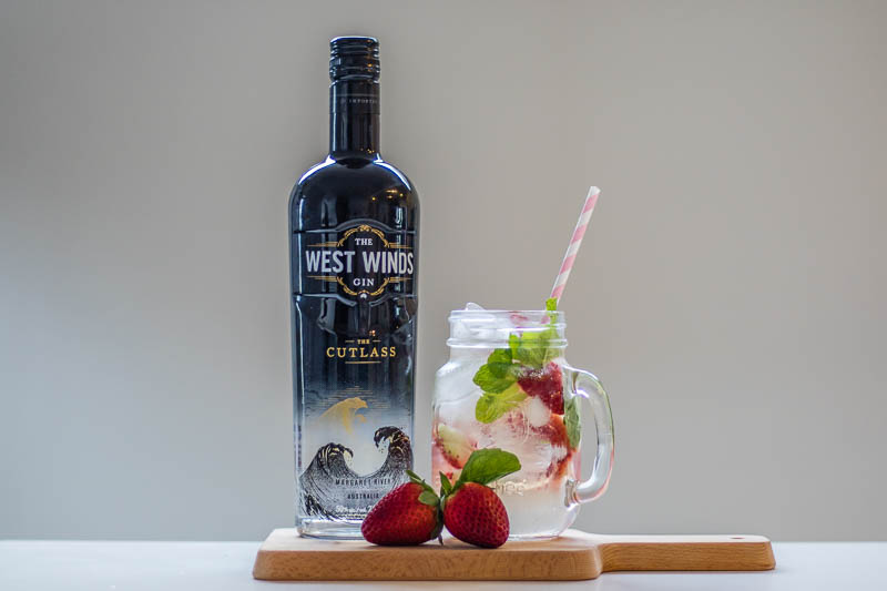 Citrus-Basil Gin Fizz with Elderflower