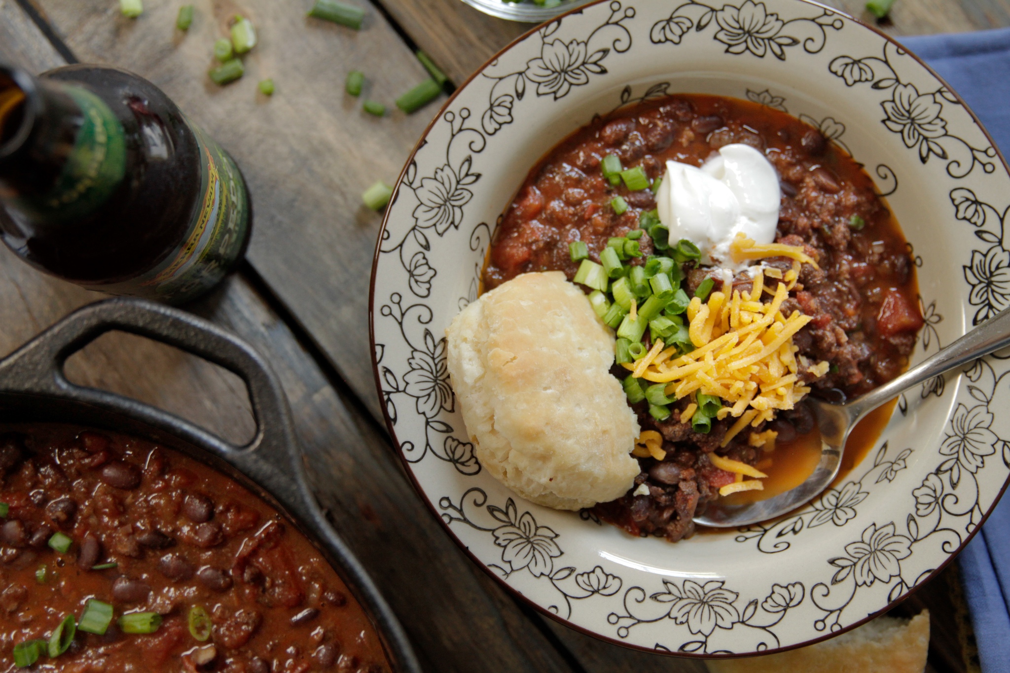 Stovetop Spiced Beef and Black Bean Chili
