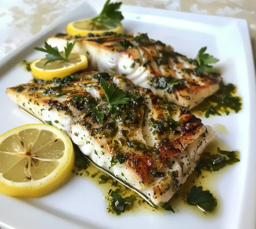 Luminous Lemon Herb Sea Bass