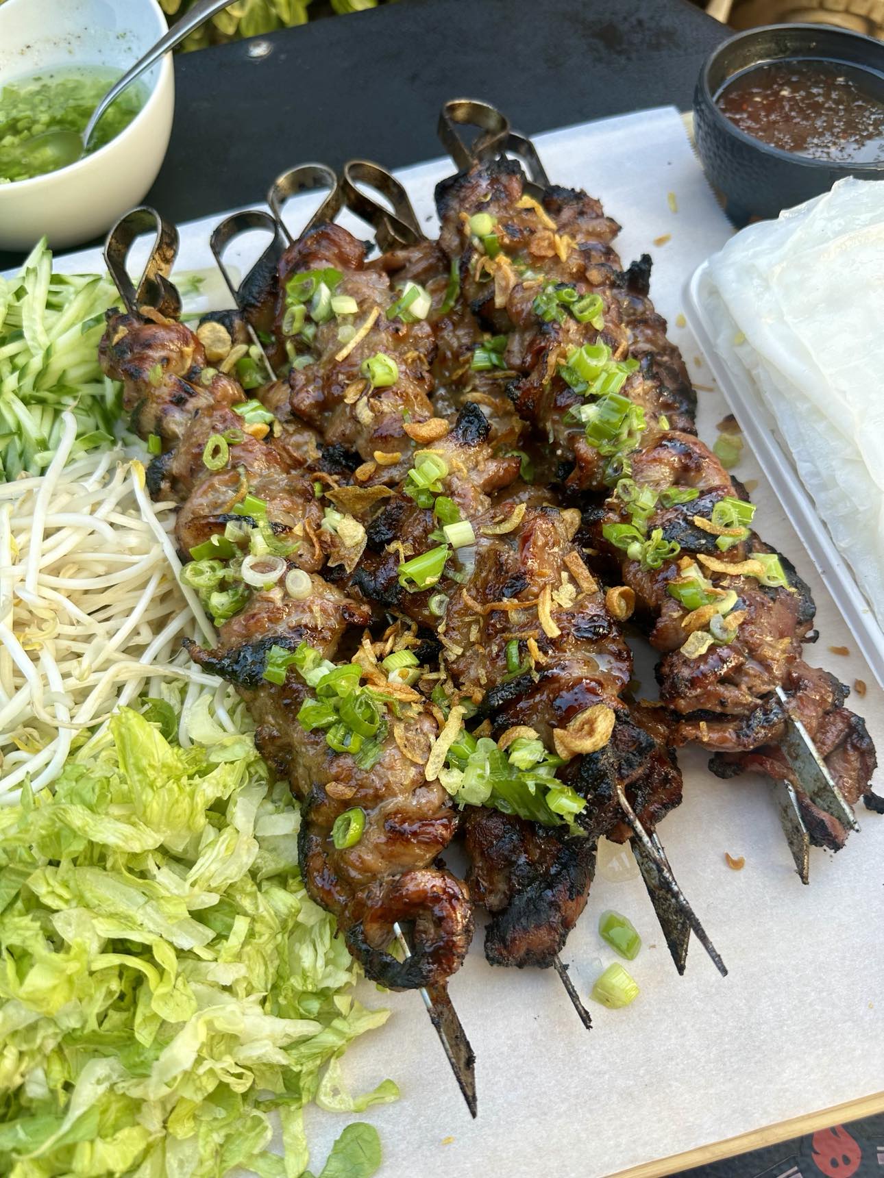 Vietnamese-Inspired Grilled Lemongrass Pork Skewers