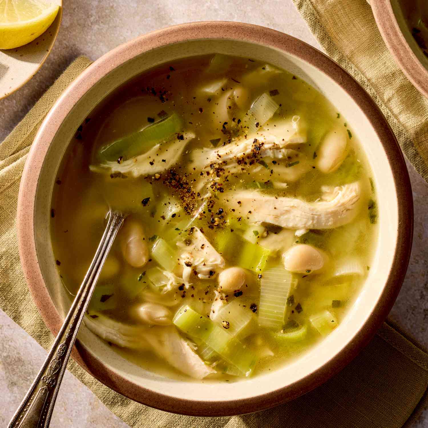 Slow-Simmered Chicken and White Bean Soup