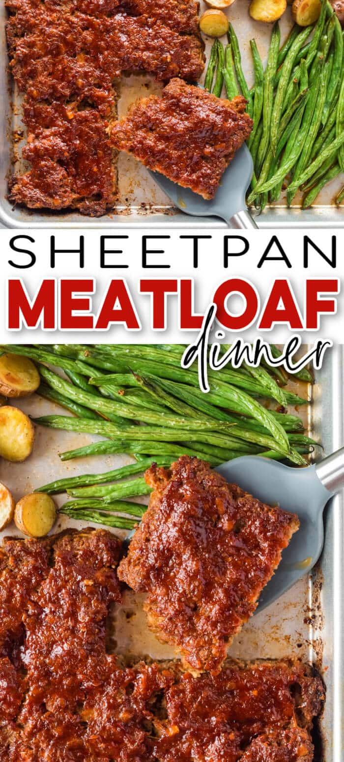 Smoky TV Dinner-Inspired Sheet Pan Meatloaf