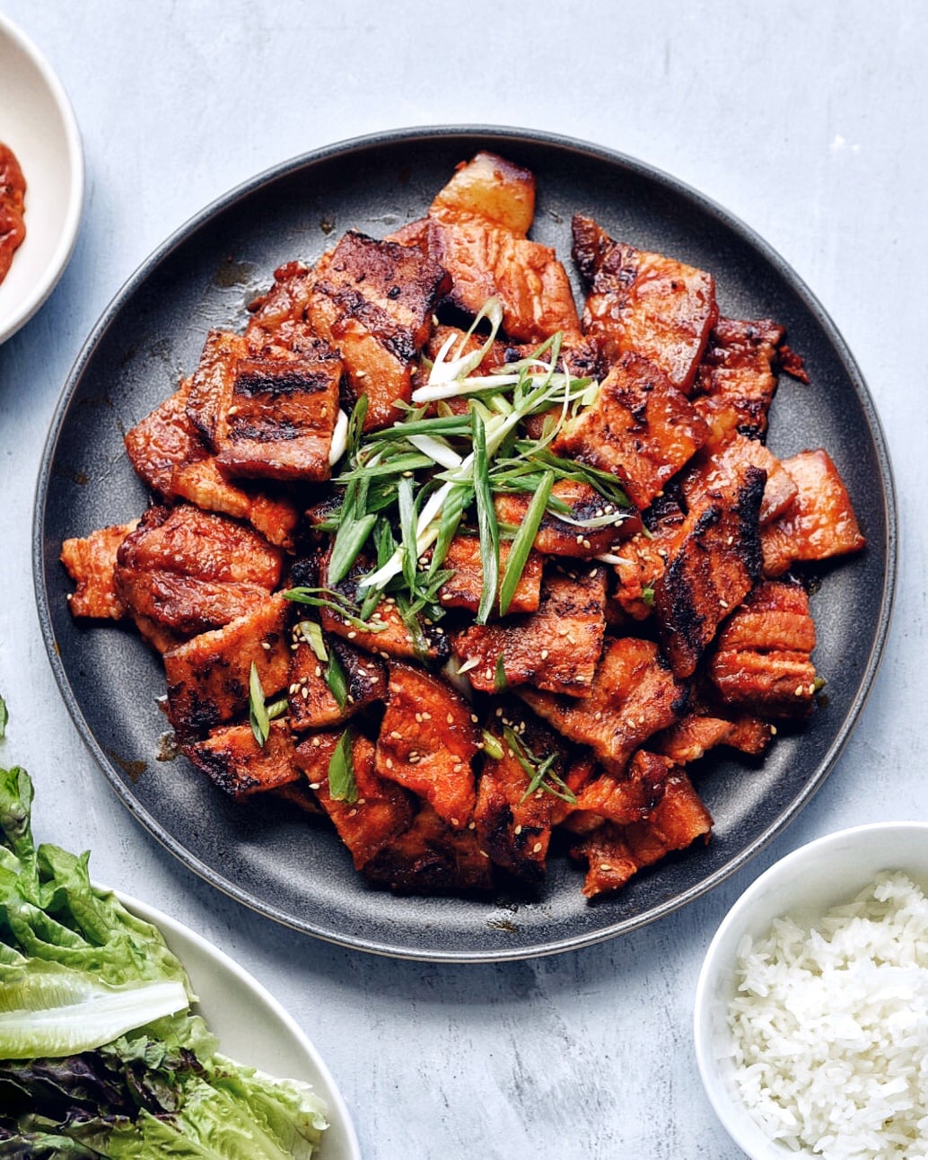 Spicy Korean-Style Braised Pork Belly