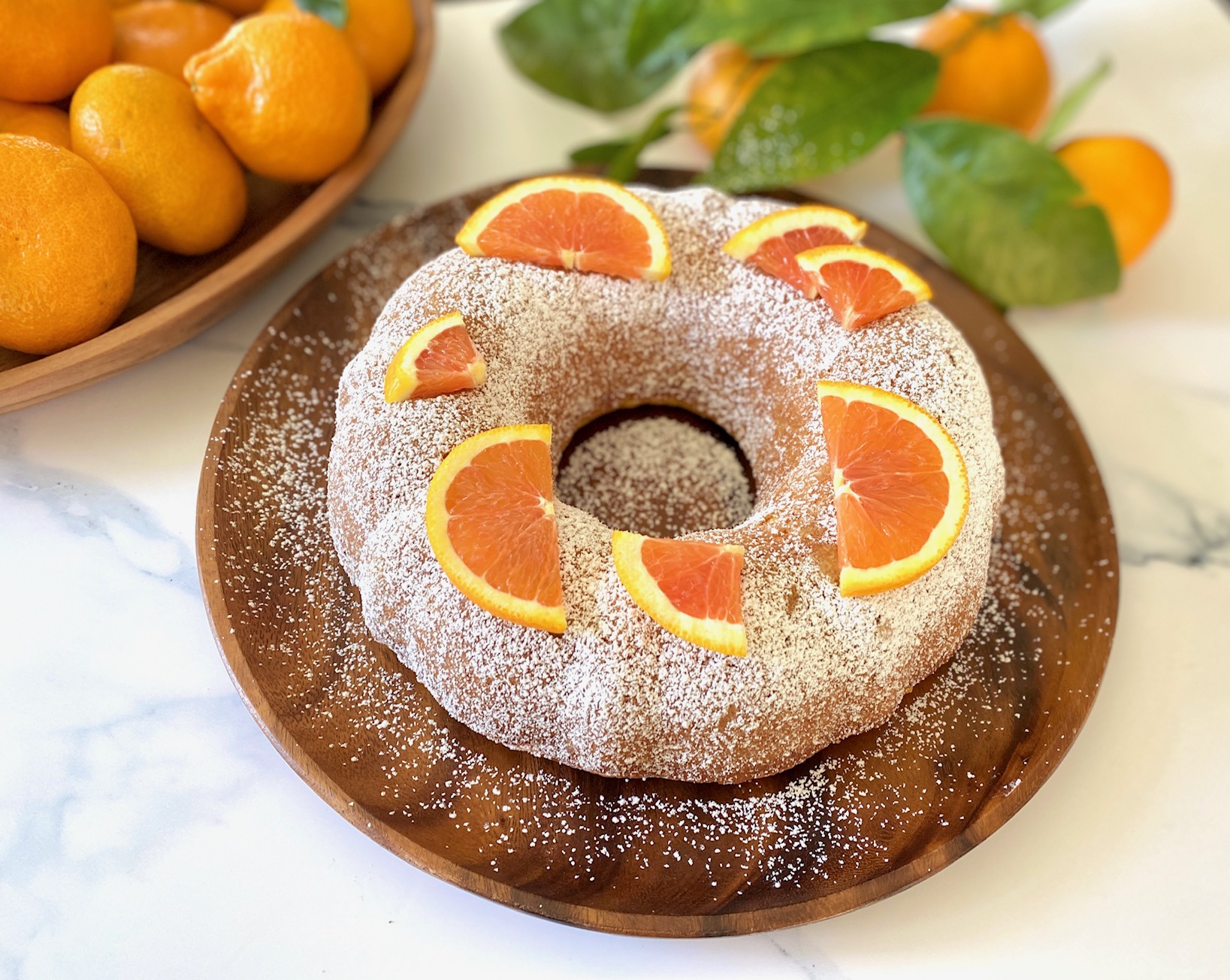 One-Bowl Orange Olive Oil Cake with Almonds