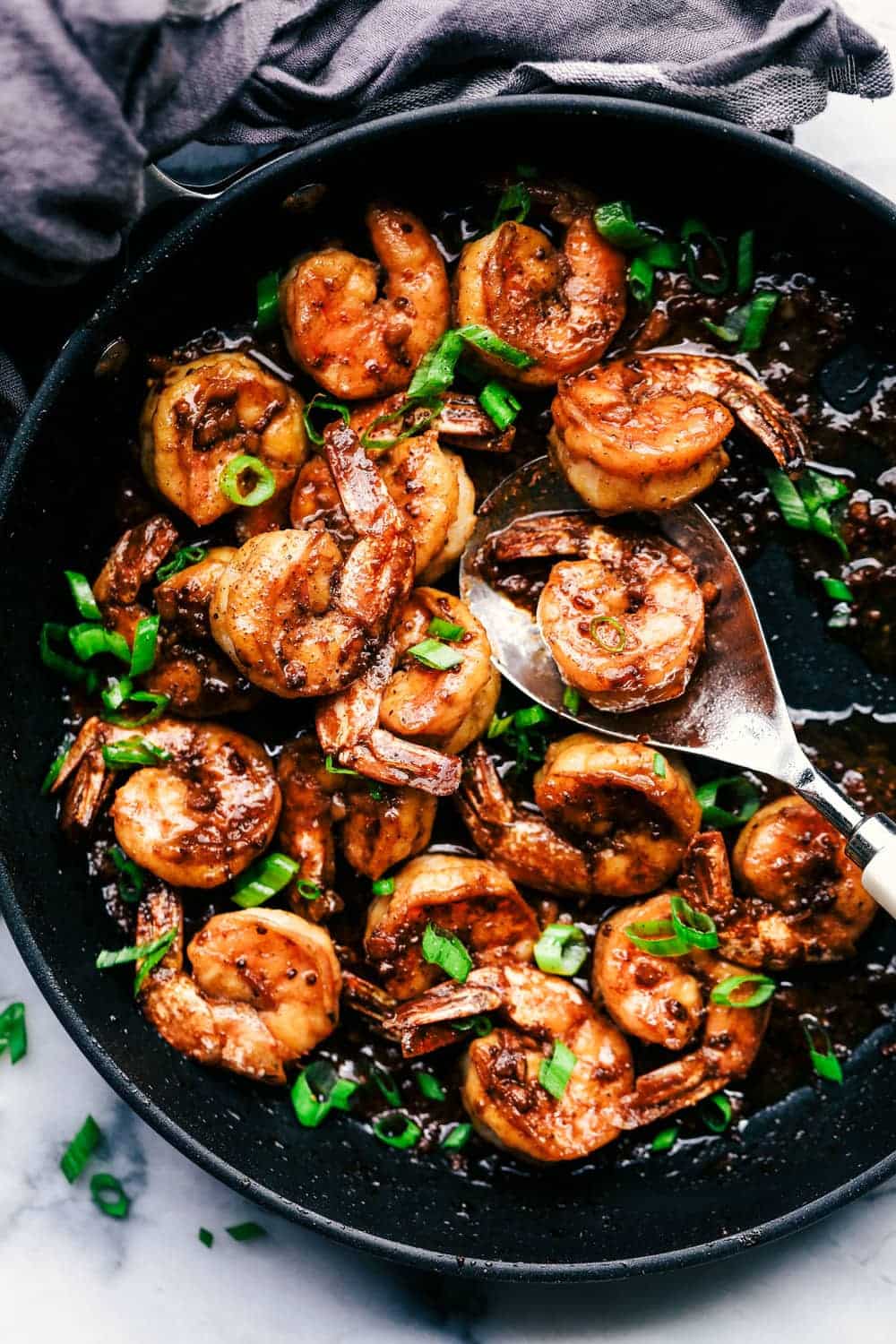 Sautéed Cajun Shrimp with Garlic Butter and Lemon