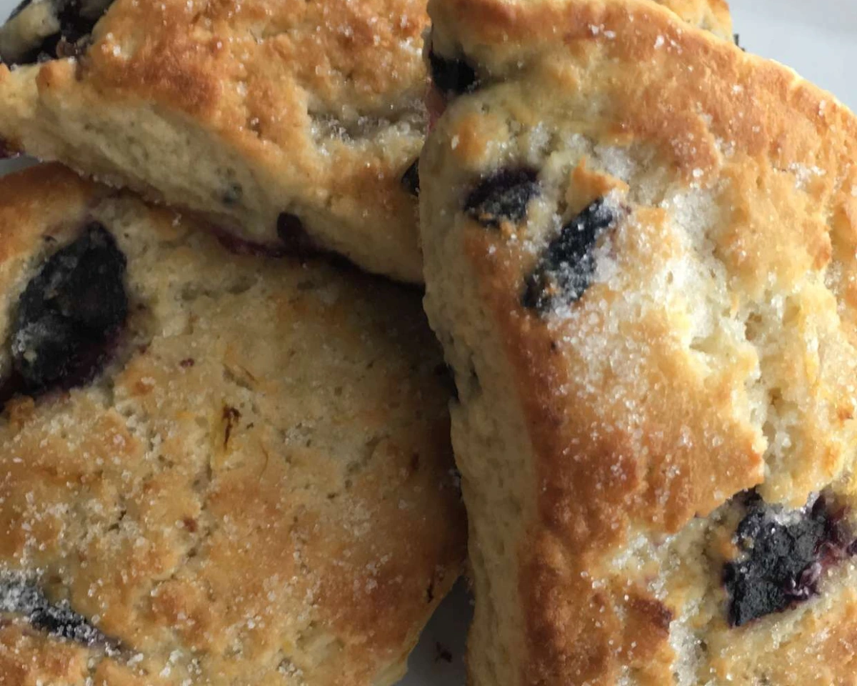 Azure Cloud Blueberry Lemon Scones