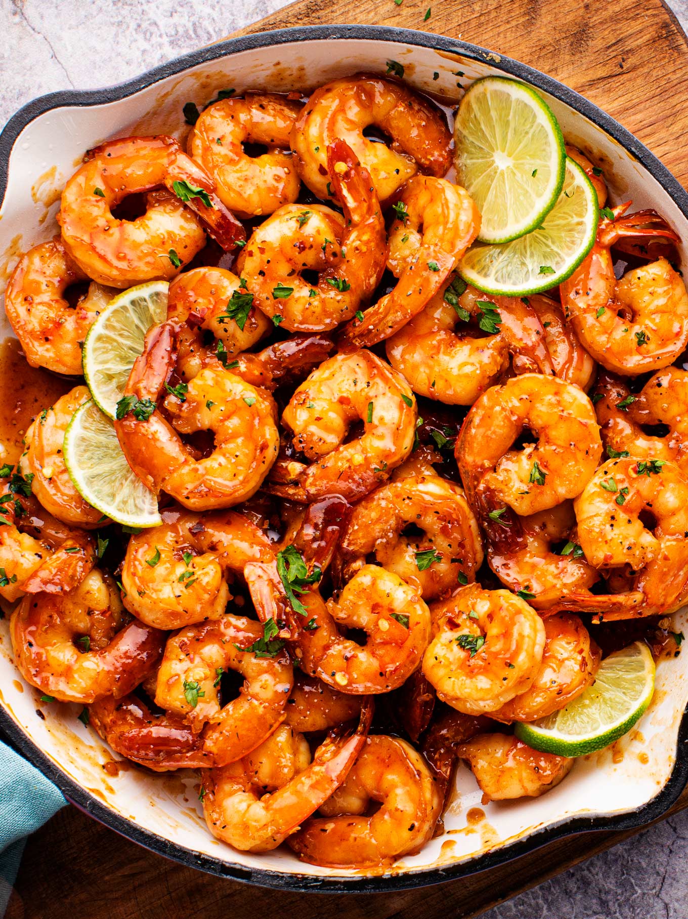 Spicy Sautéed Shrimp with Chili and Lime