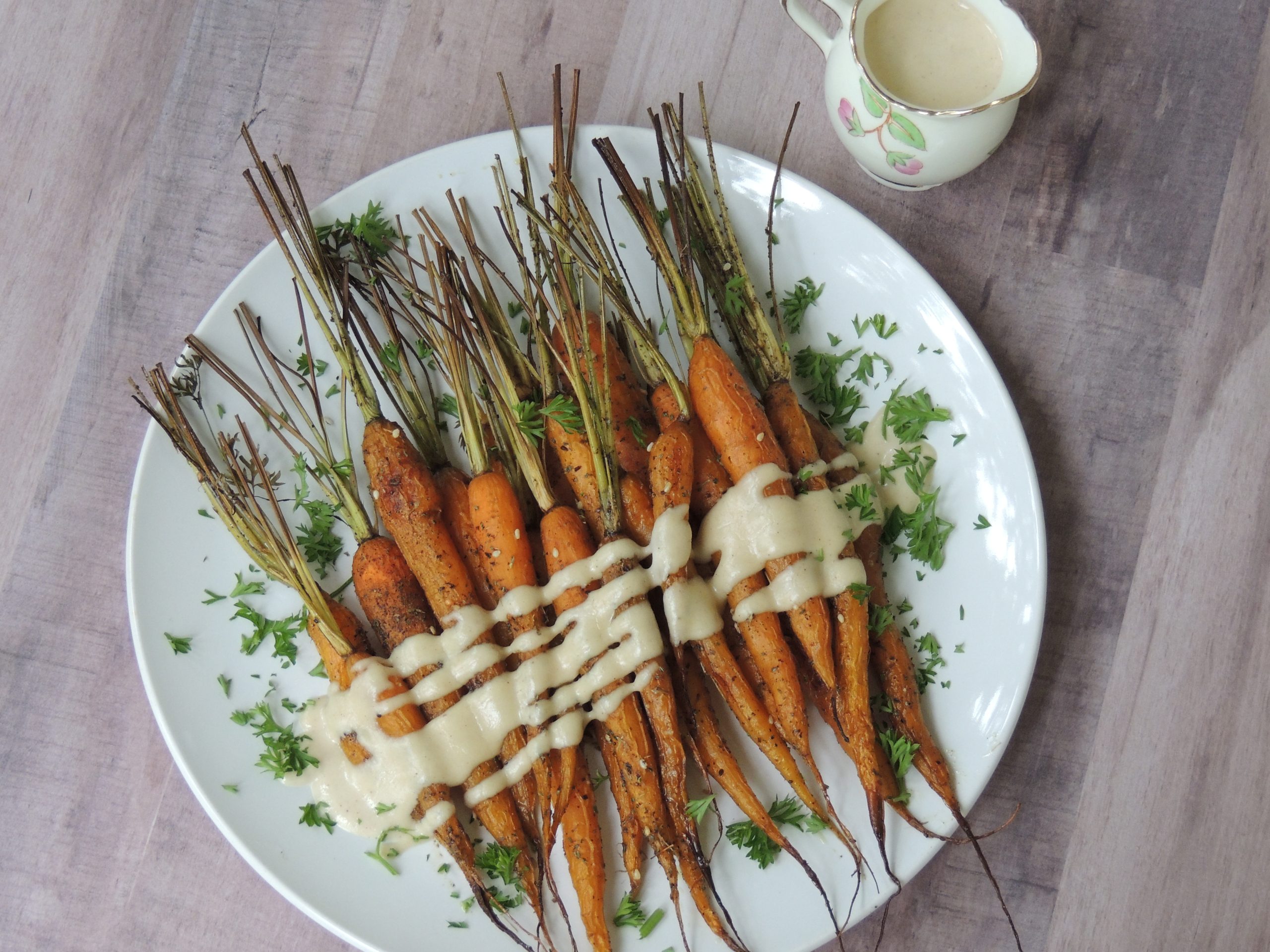 Honey-Sesame Roasted Carrots with Za'atar