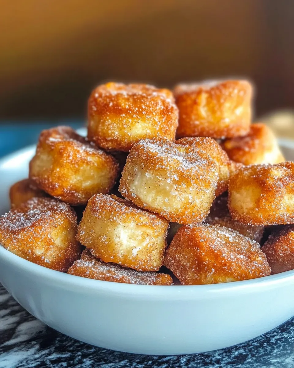 Sheet Pan Spiced Churro Bites with Cinnamon Sugar