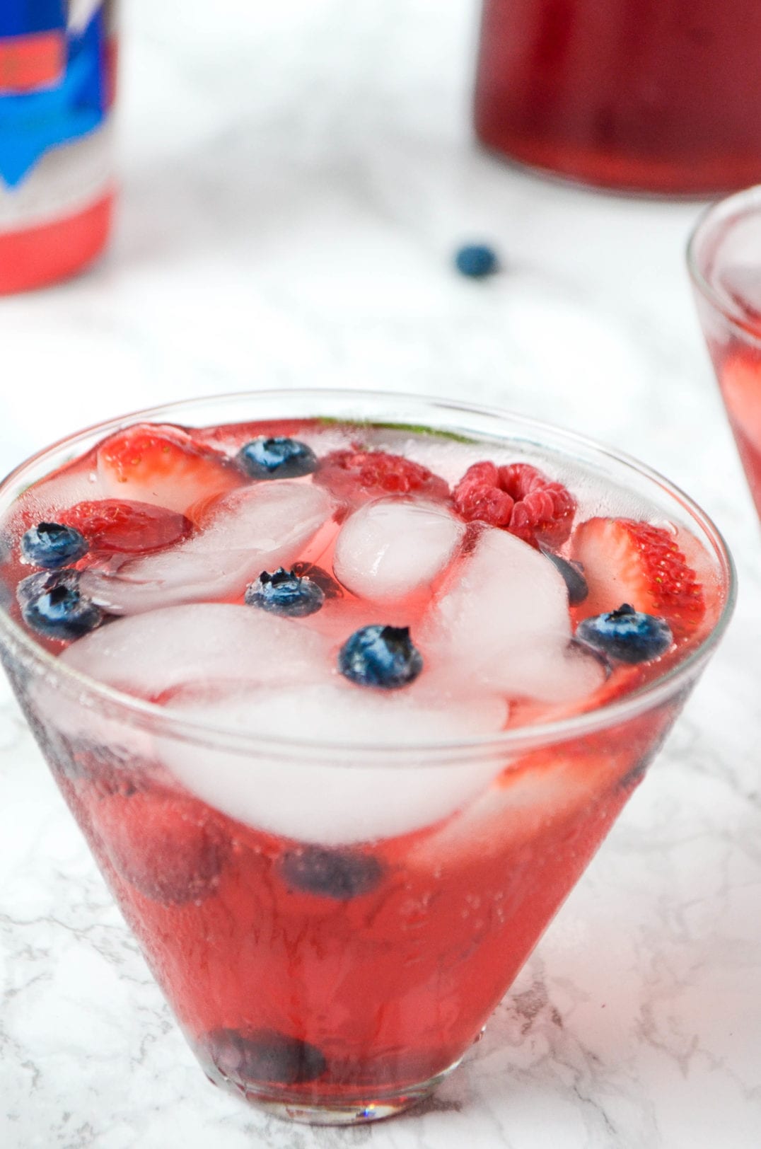 Sparkling Berry Hibiscus Punch