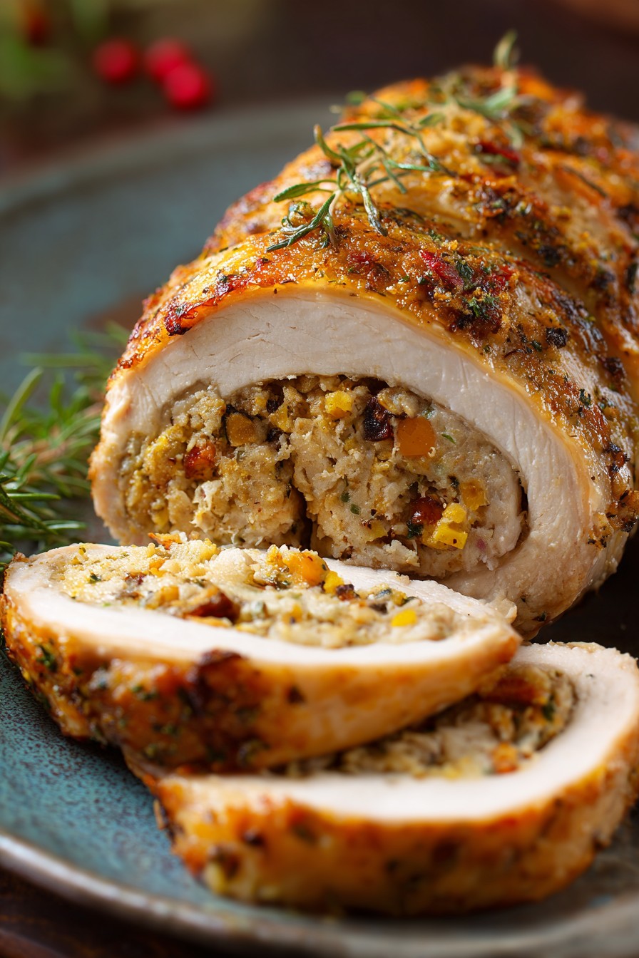 Baked Haroset-Stuffed Chicken Breasts