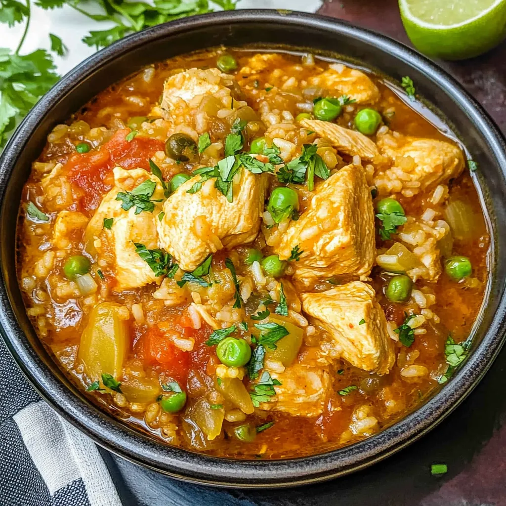 Puerto Rican Asopao with Chicken and Rice