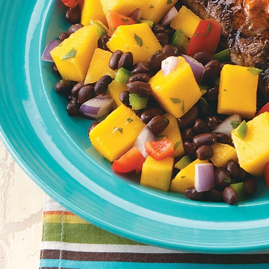 Caribbean-Style Mango and Black Bean Salad