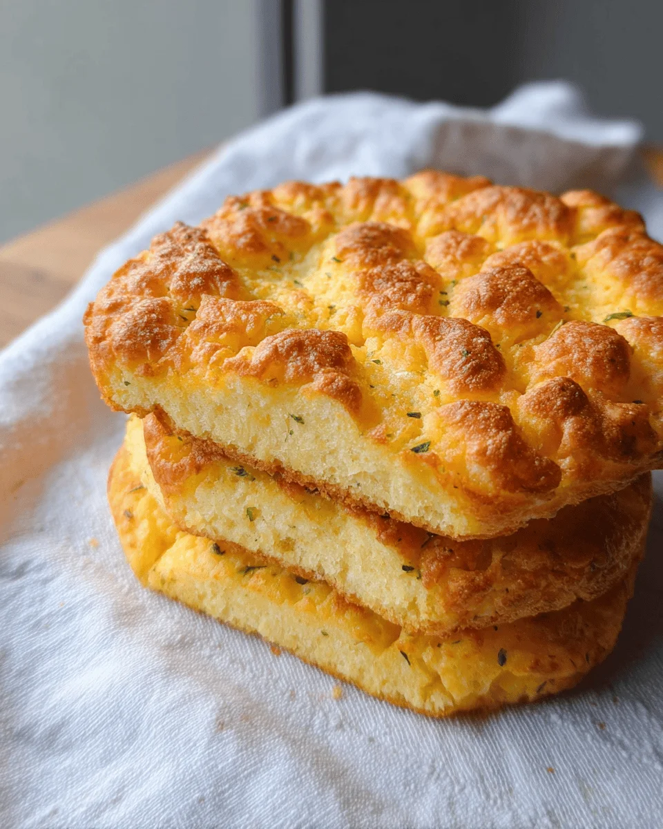 Cheese and Spinach Keto Cloud Bread