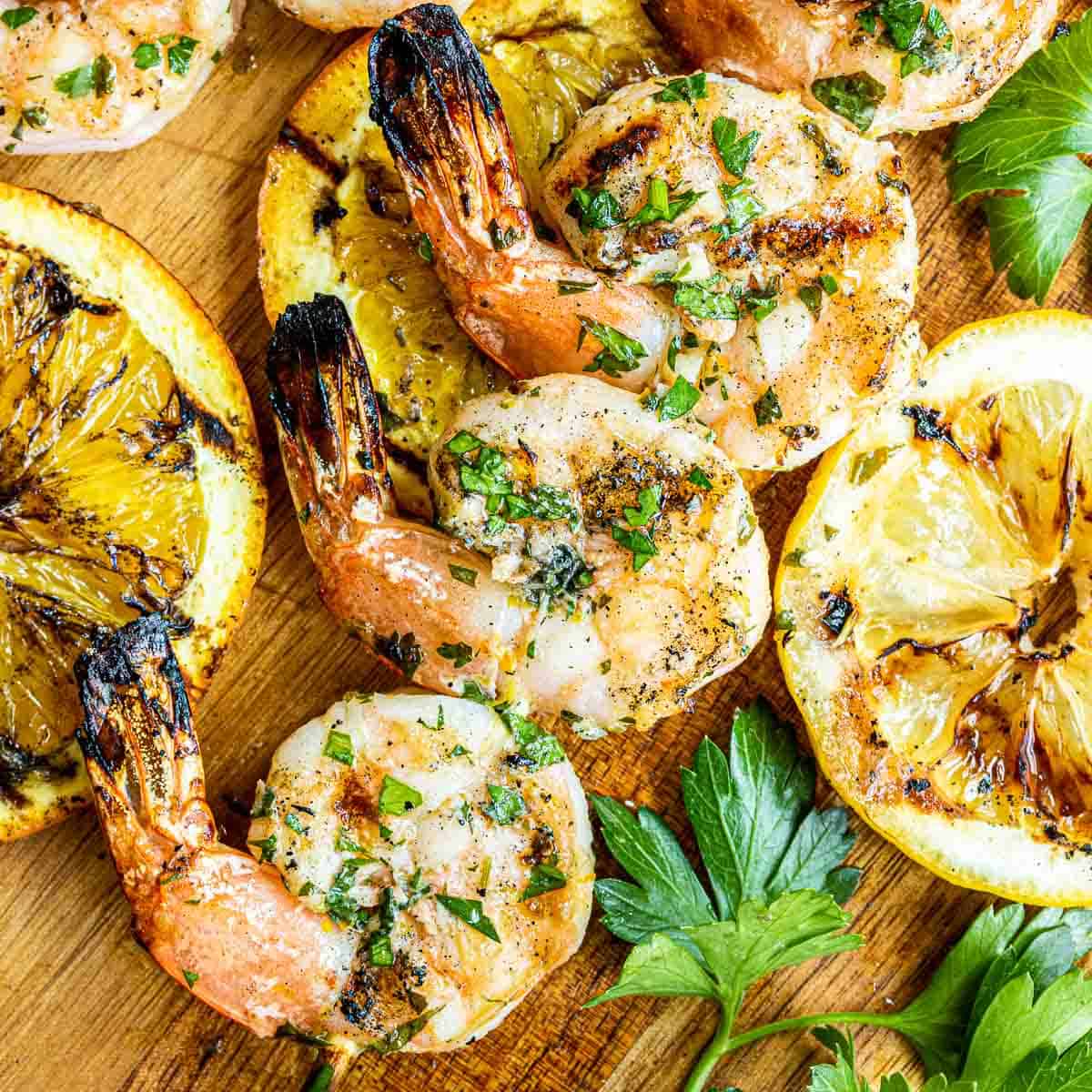 Grilled Mezcal-Marinated Shrimp with Citrus and Chile